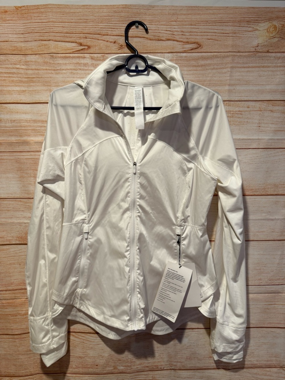 lululemon athletica White Women's Jacket - Lightweight Zip Front